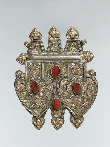 :Double Cordiform Pendant late 19th–early 20th century-16x12"(A3) Poster