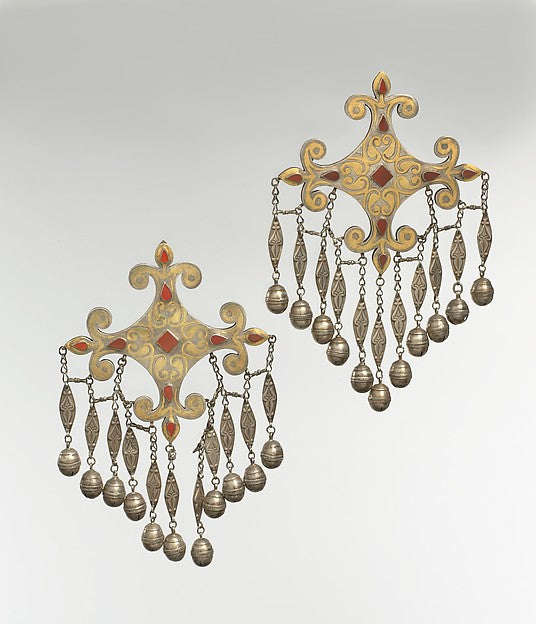 :Pectoral Ornament One of a Pair late 19th–early 20th centur-16x12"(A3) Poster