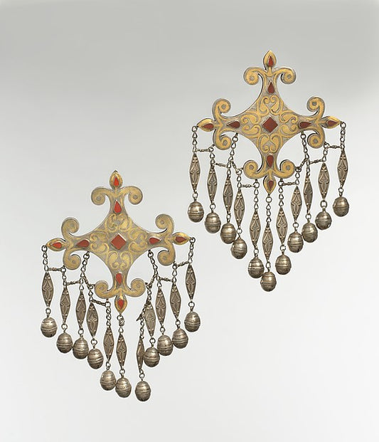 :Pectoral Ornament One of a Pair late 19th–early 20th centur-16x12"(A3) Poster