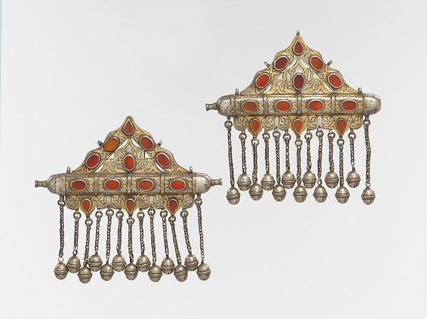 :Triangular Amulet Holder One of a Pair late 19th–early 20th-16x12"(A3) Poster