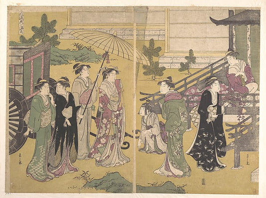 Fuji no Uraha c1790-Chbunsai Eishi, 16x12"(A3) Poster