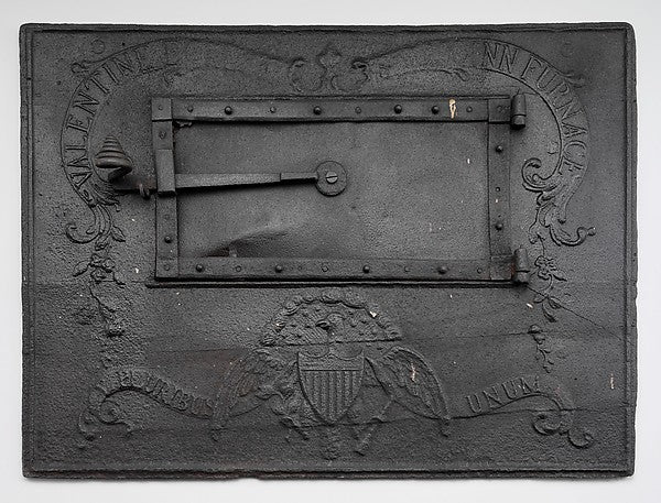 Stove Plate c1791 Cast by Sally Ann Furnace, Berks County, PA,  Poster Print