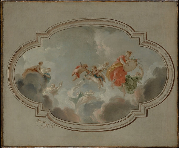 Jacob de Wit:Flora and Zephyr 1743-16x12"(A3) Poster