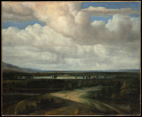 Philips Koninck:A Panoramic Landscape with a Country Estate -16x12"(A3) Poster