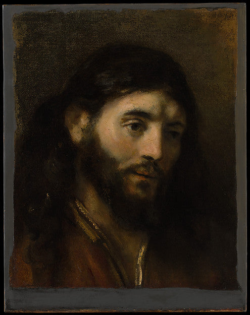 Style of Rembrandt:Head of Christ -16x12"(A3) Poster