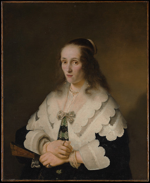 Ferdinand Bol:Portrait of a Woman 1642-16x12"(A3) Poster