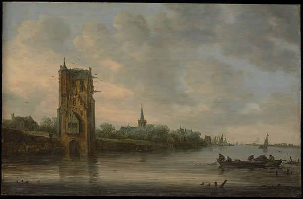 Jan van Goyen:The Pelkus Gate near Utrecht 1646-16x12"(A3) Poster