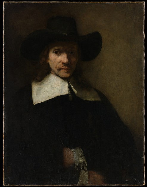 Rembrandt:Portrait of a Man c1655–60-16x12"(A3) Poster