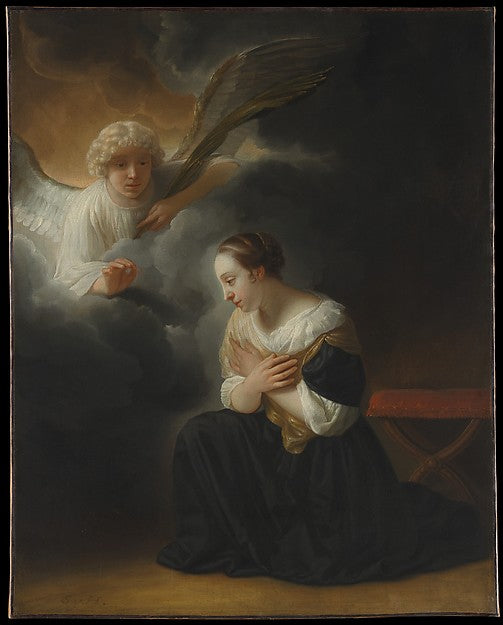 Samuel van Hoogstraten:The Annunciation of the Death of the -16x12"(A3) Poster
