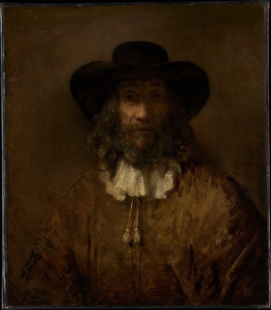 Style of Rembrandt:Man with a Beard -16x12"(A3) Poster