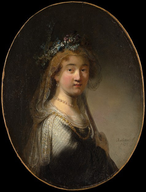 Govert Flinck:A Young Woman as a Shepherdess -16x12"(A3) Poster