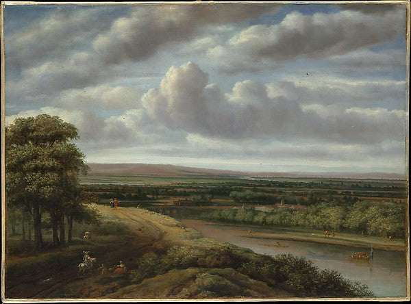 Philips Koninck:An Extensive Wooded Landscape 1670s-16x12"(A3) Poster