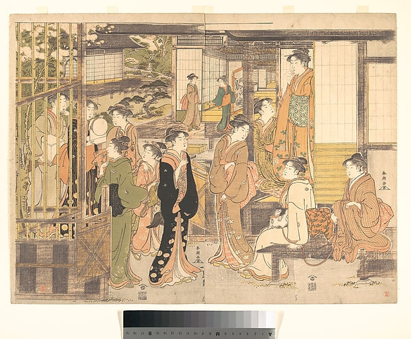 Parody of the Episode of the Third Princess c1780–95-Katsukaw,  Poster Print