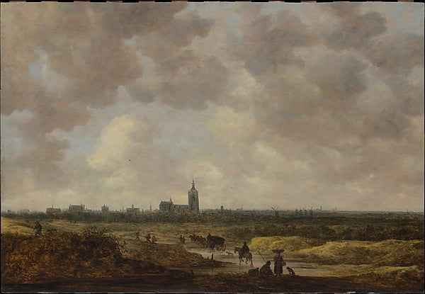 Jan van Goyen:A View of The Hague from the Northwest 1647-16x12"(A3) Poster