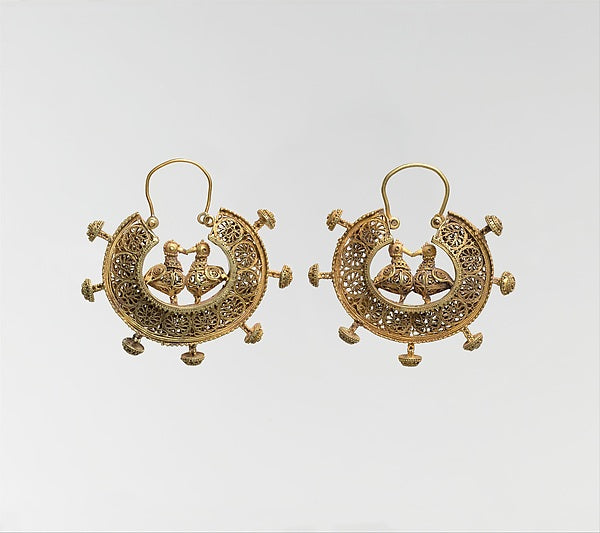 :Earring One of a Pair 11th–12th century-16x12"(A3) Poster