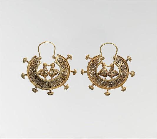 :Earring One of a Pair 11th–12th century-16x12"(A3) Poster