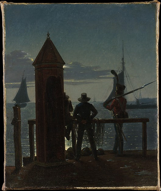 Martinus Rørbye:View from the Citadel Ramparts in Copenhagen-16x12"(A3) Poster