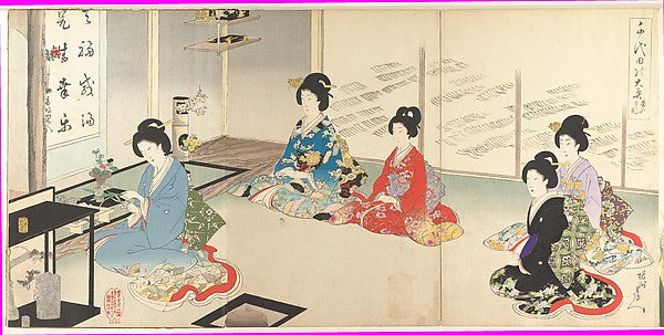 ,Chiyoda Inner Palace: No.20 Flower Arranging in,16x12"(A3) Poster