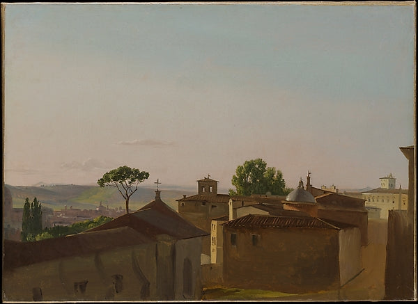 Simon Denis:View on the Quirinal Hill Rome 1800-16x12"(A3) Poster
