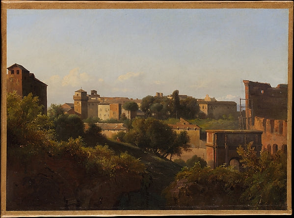 Charles Rémond:View of the Colosseum and the Arch of Constan-16x12"(A3) Poster