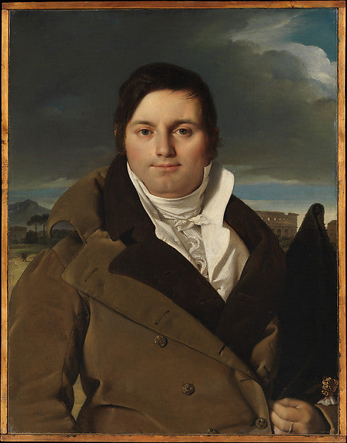 Jean Auguste Dominique Ingres:Joseph-Antoine Moltedo c1810-16x12"(A3) Poster