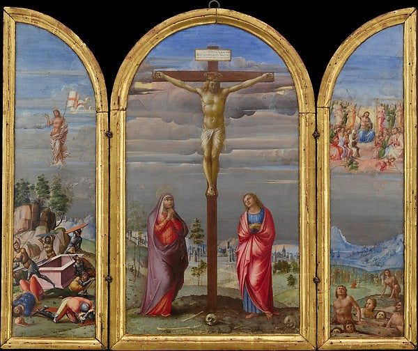 Francesco Granacci:The Crucifixion c1510-16x12"(A3) Poster