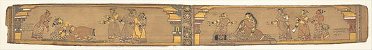 Page from a Dispersed Romance of Chandrabhanu and Lavanyavati, 16x12"(A3) Poster