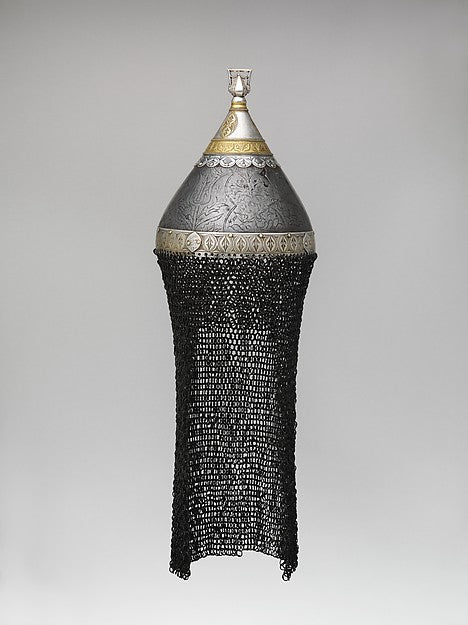 Helmet dated A.H. 1196/A.D. 1781–82,  Poster Print Wall Art