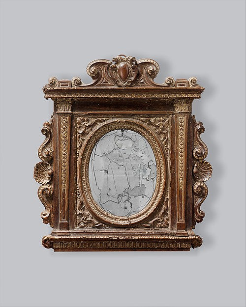 Unknown:Tabernacle mirror frame 1540–60-16x12"(A3) Poster