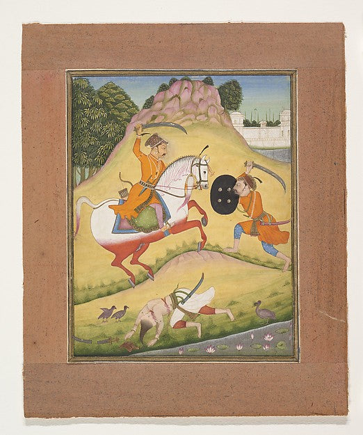 Nata Ragina -  Folio from a ragamala series  1714-Mohamed, 16x12"(A3) Poster