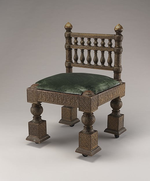 Chair c1882–85 Lockwood de Forest,  Poster Print