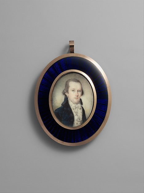 Joseph Barrell  Jr.  c1790-Attributed to Nathaniel Hancock, 16X12"(A3) Poster