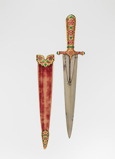 Dagger with Scabbard 1605–27,  Poster Print Wall Art