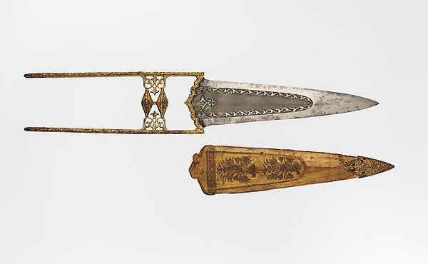 Dagger  and Sheath 17th cent,  Poster Print Wall Art