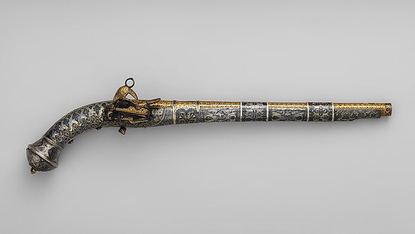 Miquelet Pistol c1830–50,  Poster Print Wall Art