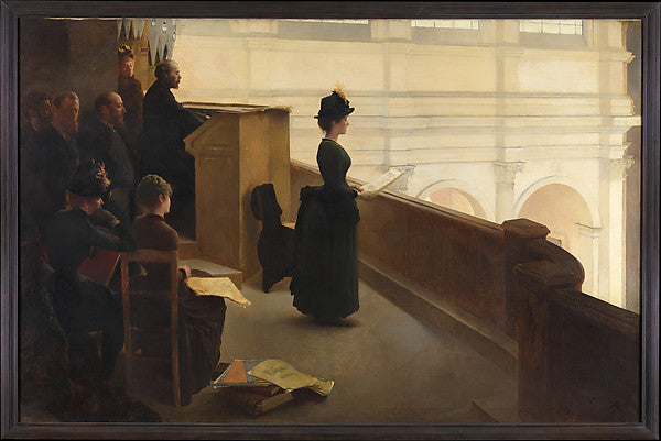 Henry Lerolle:The Organ Rehearsal 1885-16x12"(A3) Poster