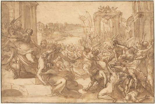 Rape of the Sabines 1600-Hans Rottenhammer, I,16x12"(A3) Poster