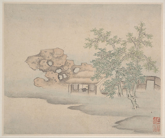     ,Landscapes dated 1646-Fan Qi,16x12"(A3)Poster