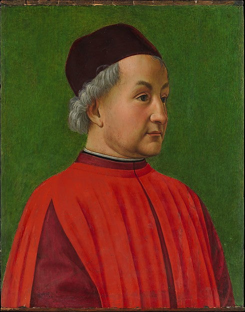 Domenico Ghirlandaio:Portrait of a Man -16x12"(A3) Poster