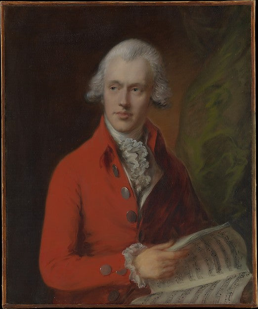 Thomas Gainsborough:Charles Rousseau Burney c1780-16x12"(A3) Poster