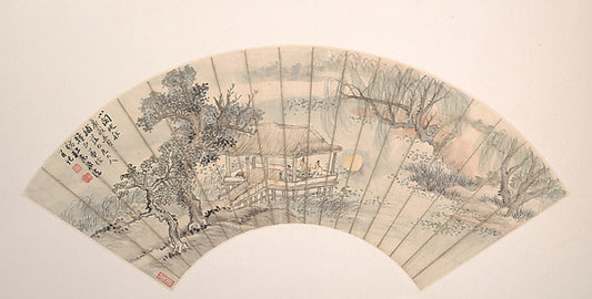 ,Landscape dated 1910-Lu Hui, 16x12"(A3) Poster