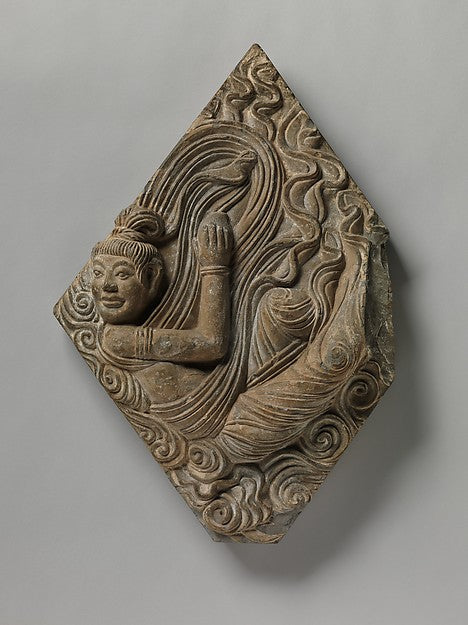 Flying Celestial Apsara,Flying Celestial Apsara 7th cent,  Poster Print Wall Art