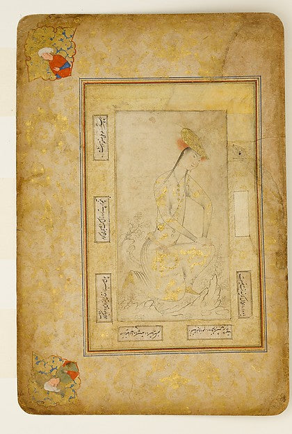 :Kneeling Youth late 16th century-16x12"(A3) Poster