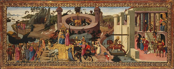 Biagio d'Antonio:Scenes from the Story of the Argonauts -16x12"(A3) Poster