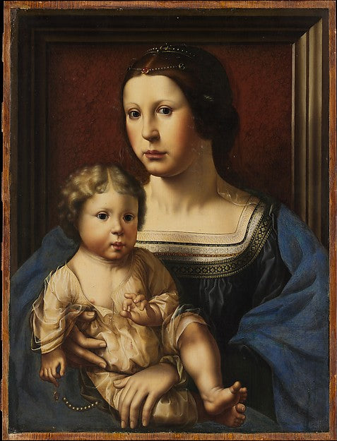 Copy after Jan Gossart:Virgin and Child -16x12"(A3) Poster