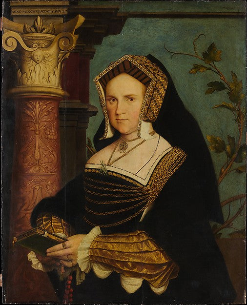 Copy after Hans Holbein the Younger:Lady Guildford -16x12"(A3) Poster