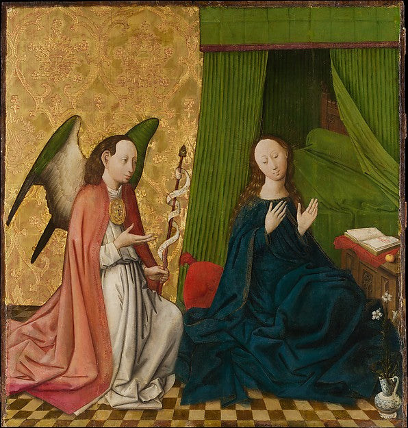 South Netherlandish Painter:The Annunciation -16x12"(A3) Poster