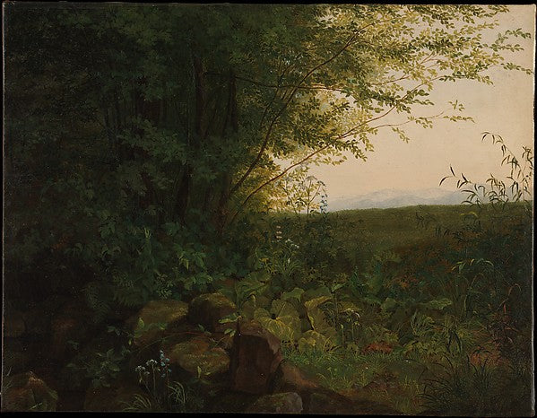 August Heinrich:At the Edge of the Forest c1820-16x12"(A3) Poster