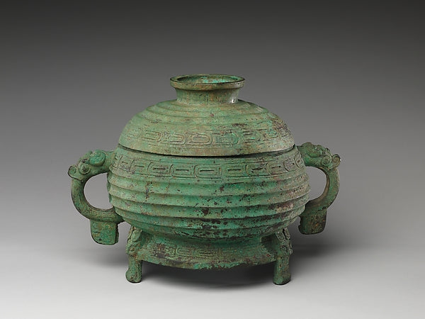 Round Vessel with Lid c9th cent B.C.,  Poster Print Wall Art