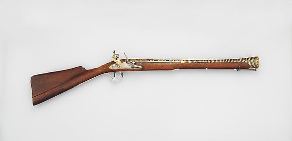 Flintlock Blunderbuss dated Mauludi era 1222/A.D. 1793–94,  Poster Print Wall Art
